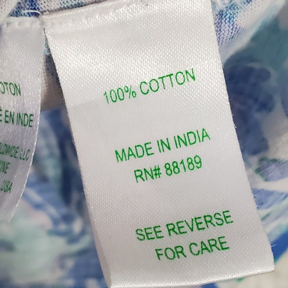 Lilly Pulitzer Women Meg‎ Tunic Top Size XS Lightweight Stretch V-Neck Resort - Picture 7 of 14